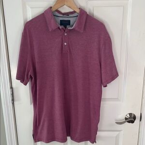 Fairlane Classic Pink Polo Shirt Knit Short Sleeve Sz XL